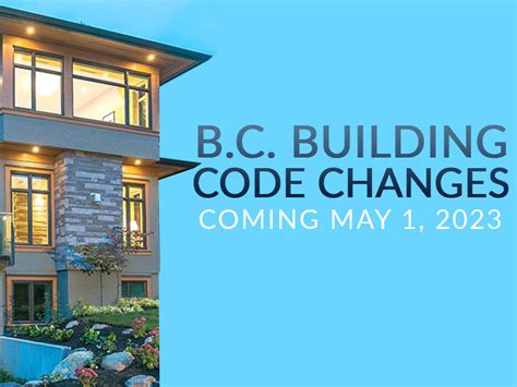 Building code updated to support more homes in B.C. .